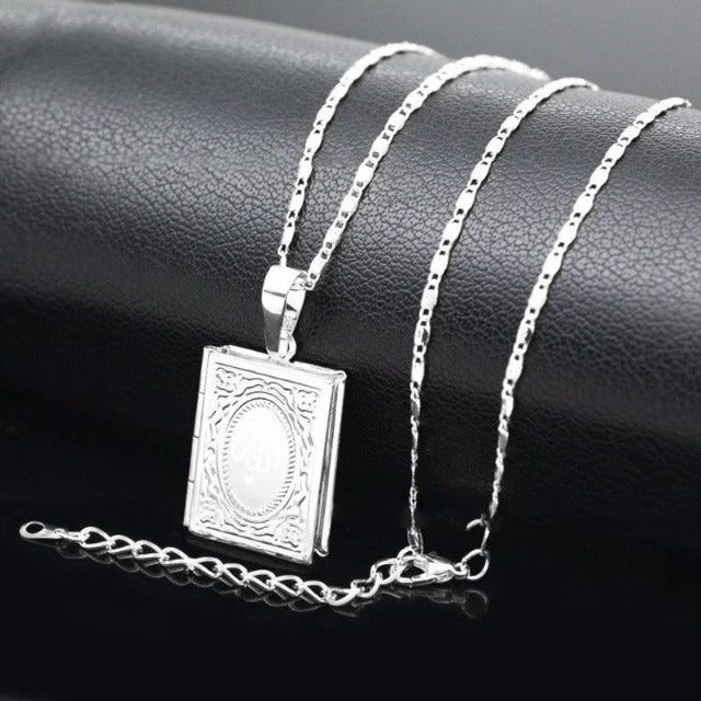 Pendentif Coran Argent Or Homme Femme argent