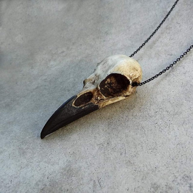 Raven Skull Pendant
