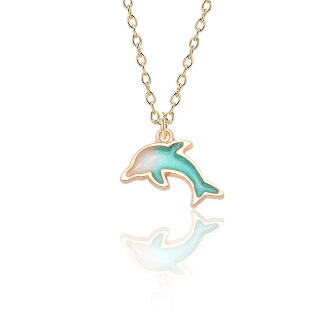 Blue Dolphin Pendant