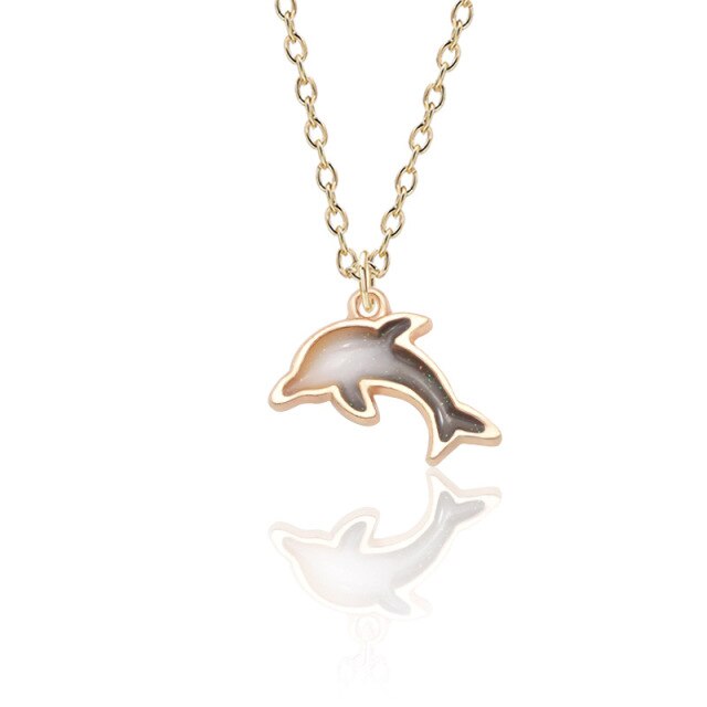 Black Dolphin Pendant