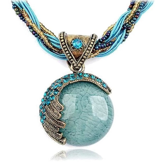 Ethnic Blue Women's Pendant