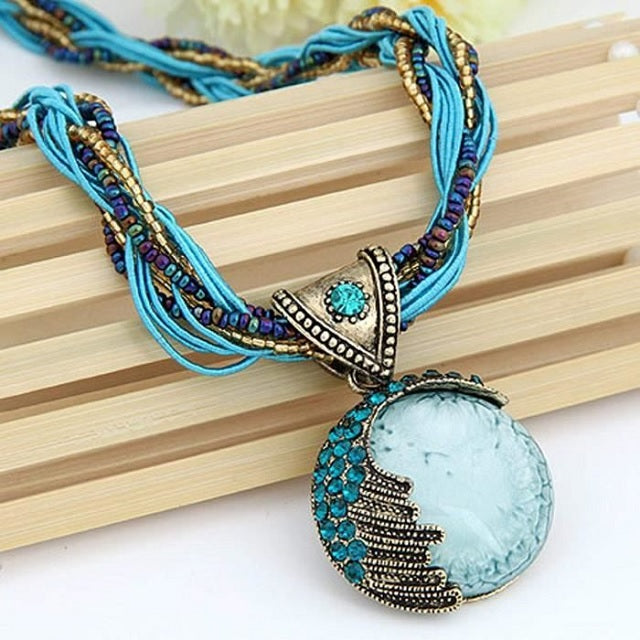 Ethnic Blue Women's Pendant