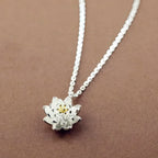 Lotus Flower Pendant & Necklace