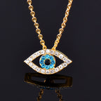 Blue Eye Gold Pendant