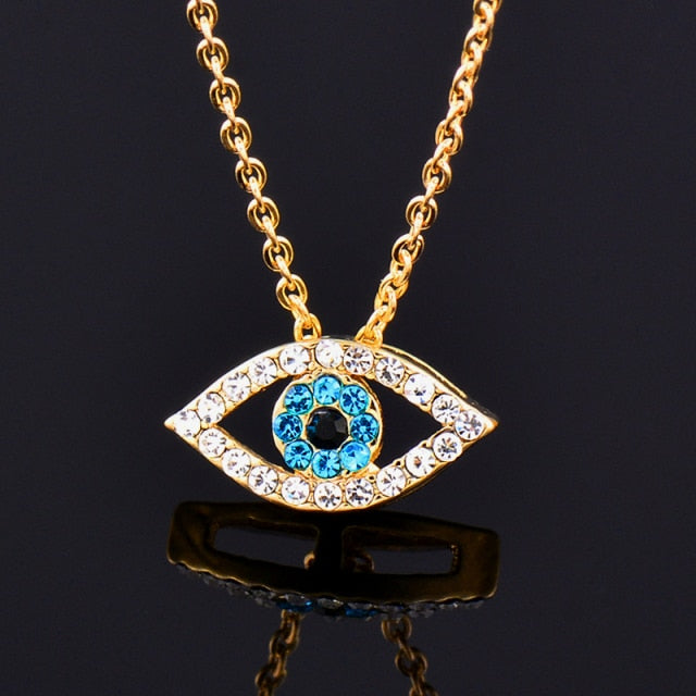Blue Eye Gold Pendant