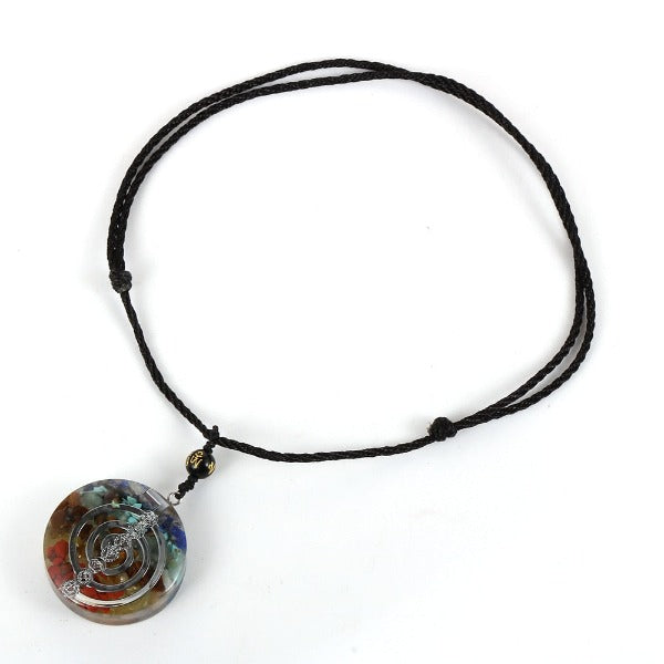 Orgonite Stone Pendant & Necklace for Men and Women Protection Meditation