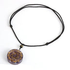Orgonite Stone Pendant & Necklace for Men and Women Protection Meditation