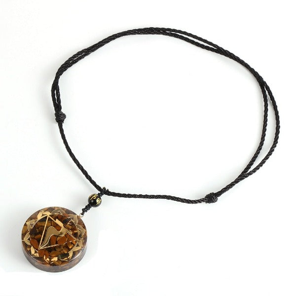 Orgonite Stone Pendant & Necklace for Men and Women Protection Meditation