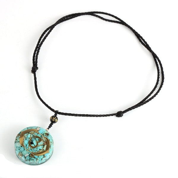 Orgonite Stone Pendant & Necklace for Men and Women Protection Meditation
