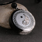 Orgonite Stone Pendant & Necklace Men Women Protection Meditation yin yang