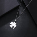 4-Leaf Clover Silver Pendant