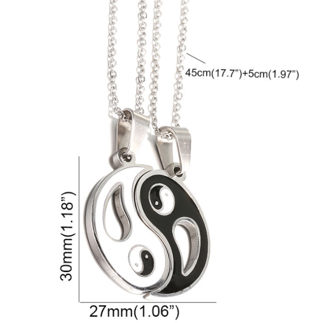 Yin Yang Pendant for Couple