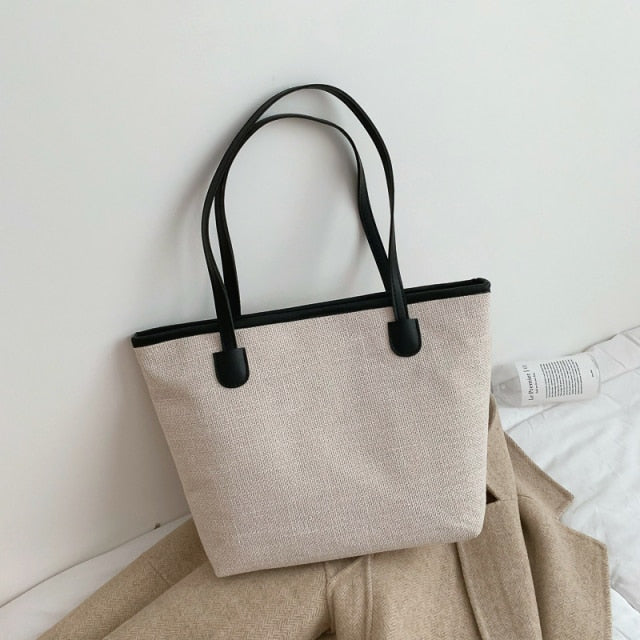 White Canvas Tote Bag