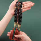 Tasbih Long 33 Perles noir - chapelet de prière musulman