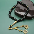 Tasbih Long 33 Perles noir - chapelet de prière musulman