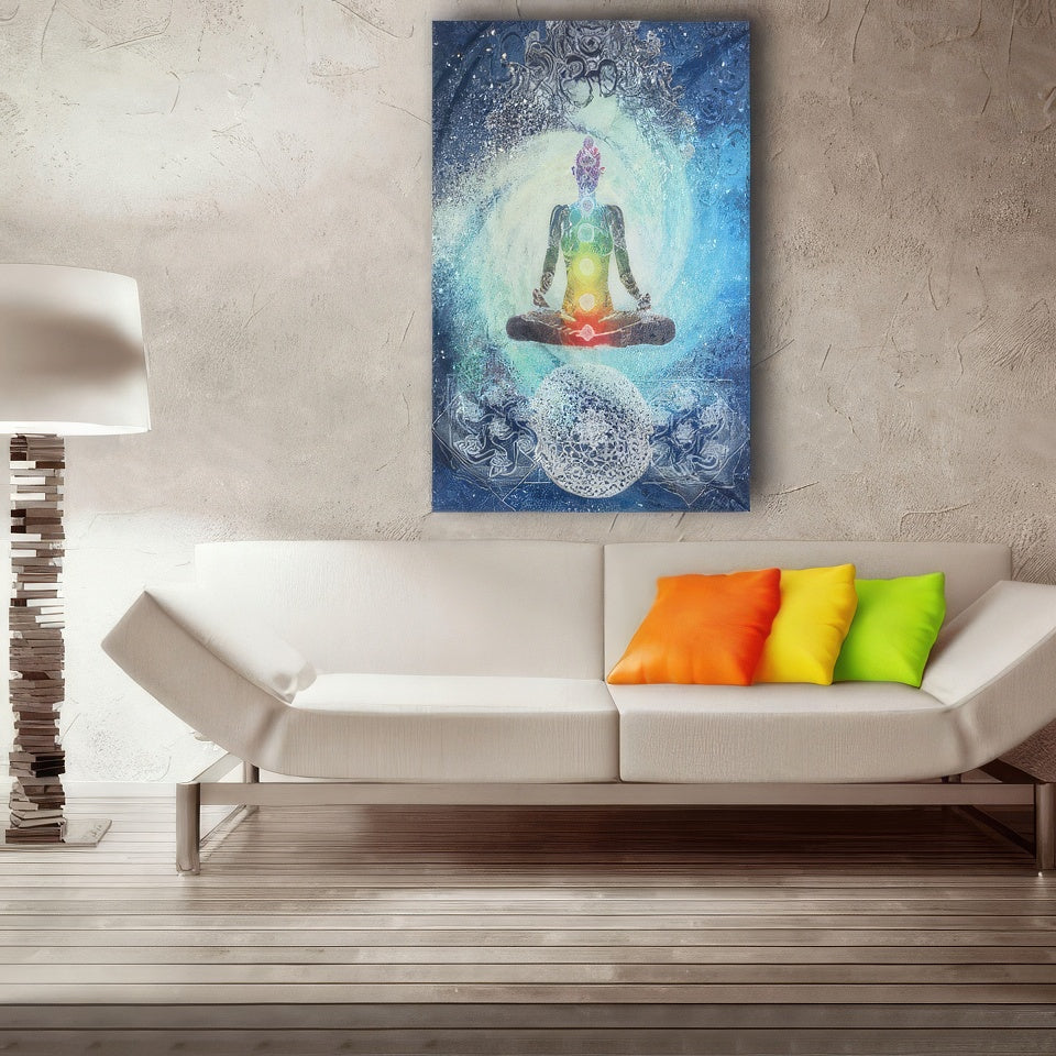 Buddha Canvas Tapestry